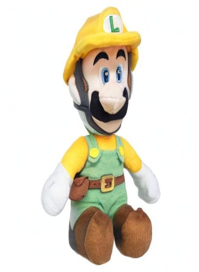 Little Buddy 1732 Super Mario Maker 2 - Builder Luigi Plush, 10" Yellow - Image 2